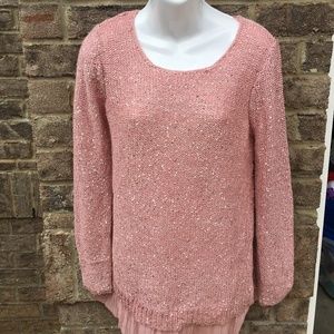Jaclyn Smith Sequin Cozy Sweater